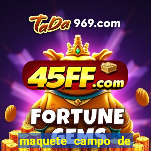 maquete campo de futebol (isopor)